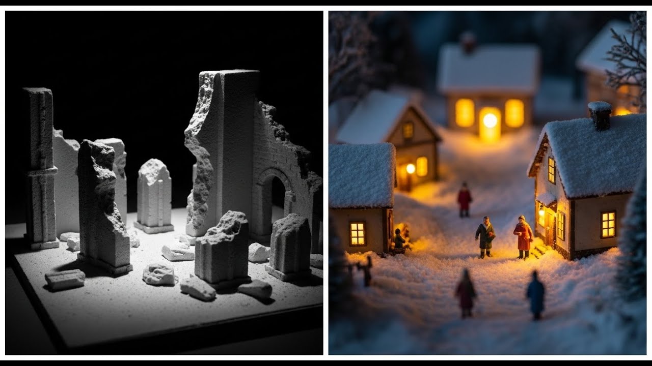 I Built a Snowy Abandoned Village That Comes Back to Life (100 Days)