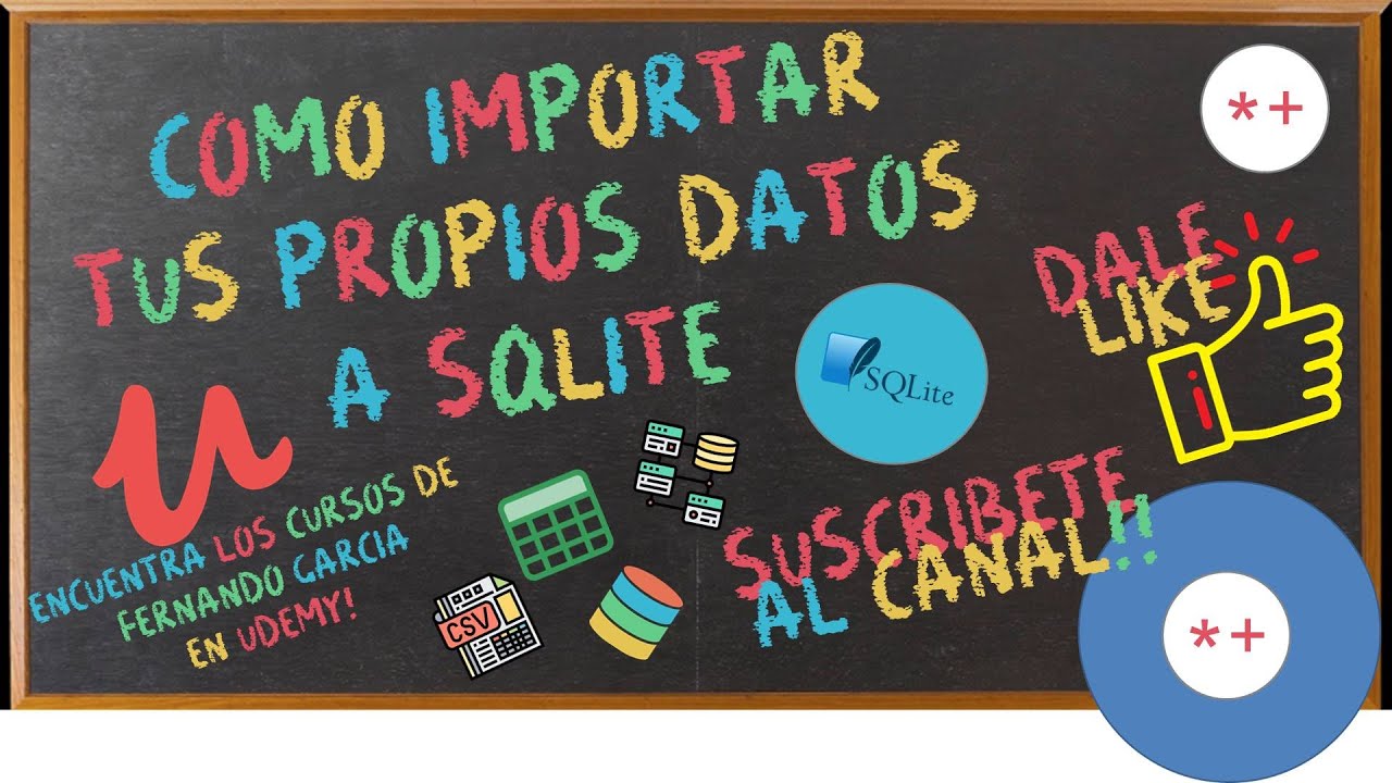 Como importar datos a tu base SQLite