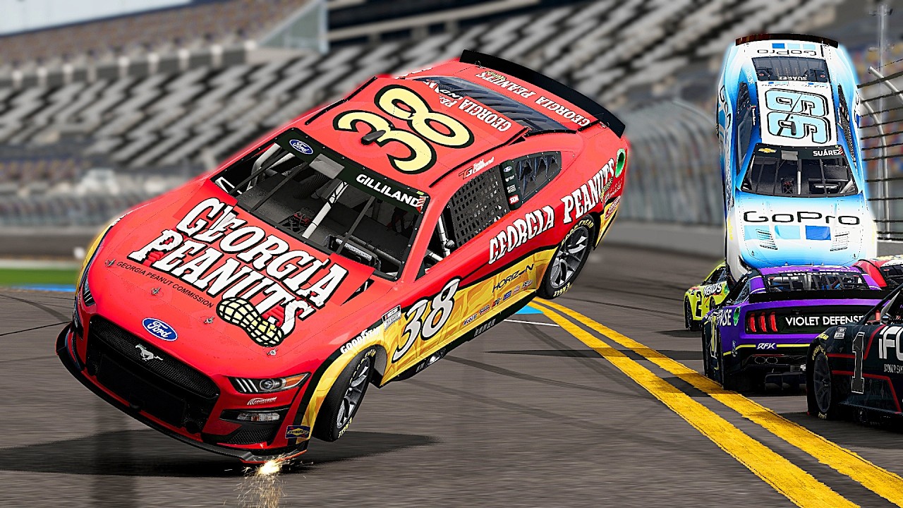 NASCAR Blowover Crashes #2 | BeamNG Drive