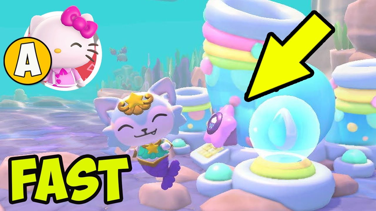 Hello Kitty Island Adventure how to get AQUAFALL MACHINE | Hello Kitty Island how to get RAIN