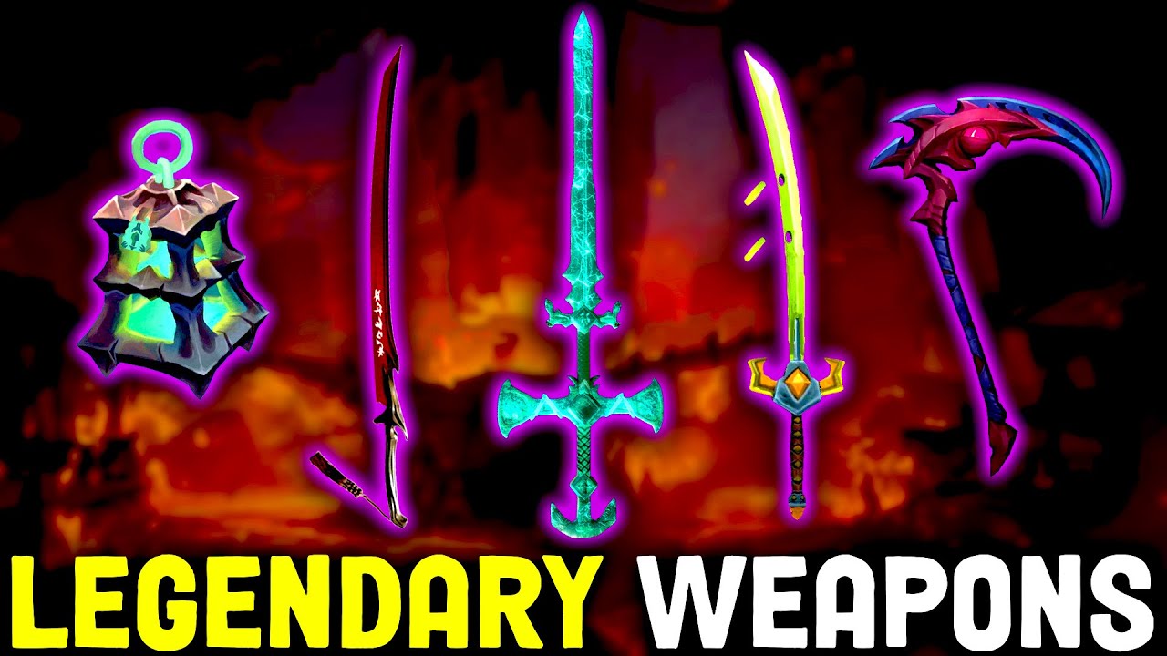 ALL LEGENDARY WEAPONS IN LEAGUE OF LEGENDS