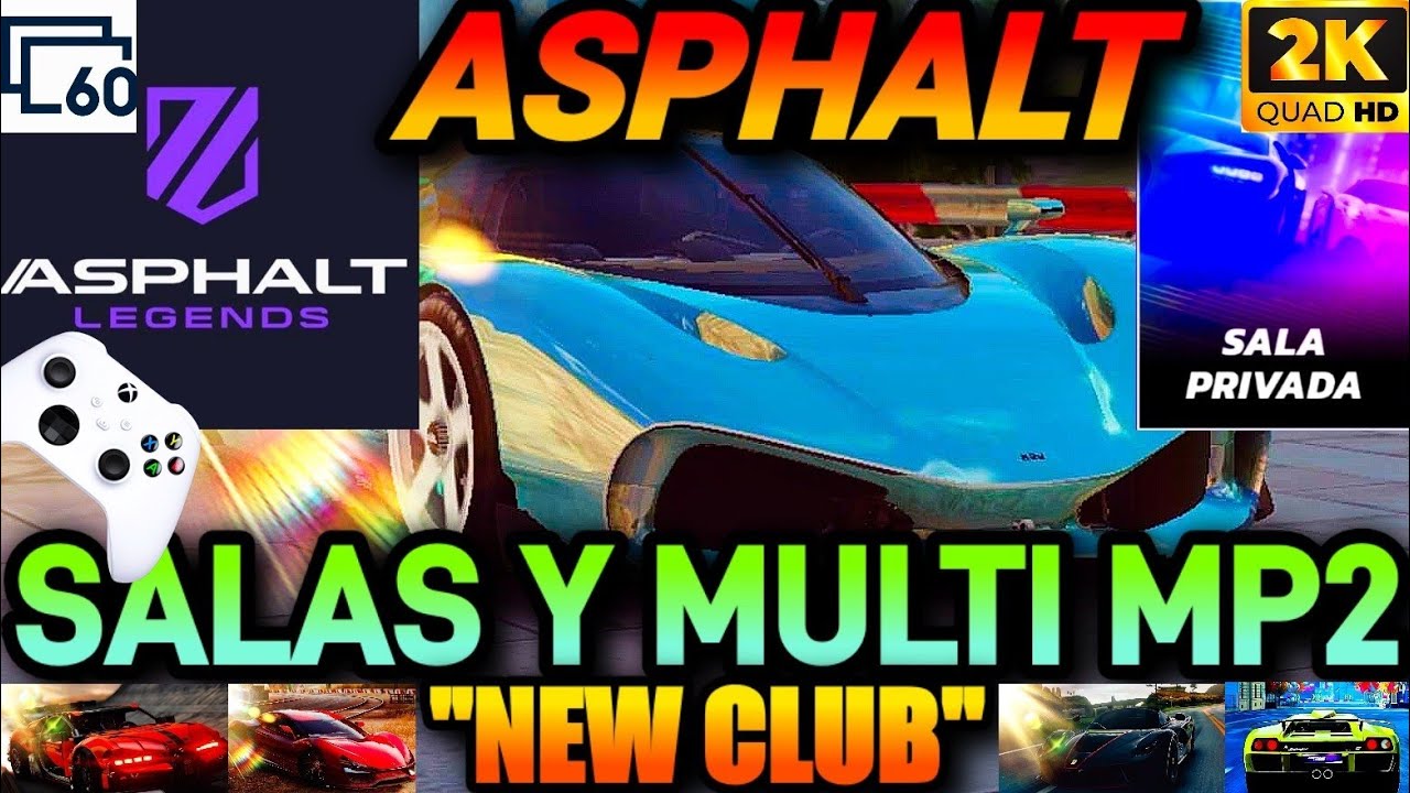 🔴ASPHALT - ¡CREAMOS 1 NUEVO CLUB!🚘🛣😎🔥 🎮=🥭[2K 60FPS] | PVP / SALAS PRIVADAS|12/Febrero/2026🏁🔴