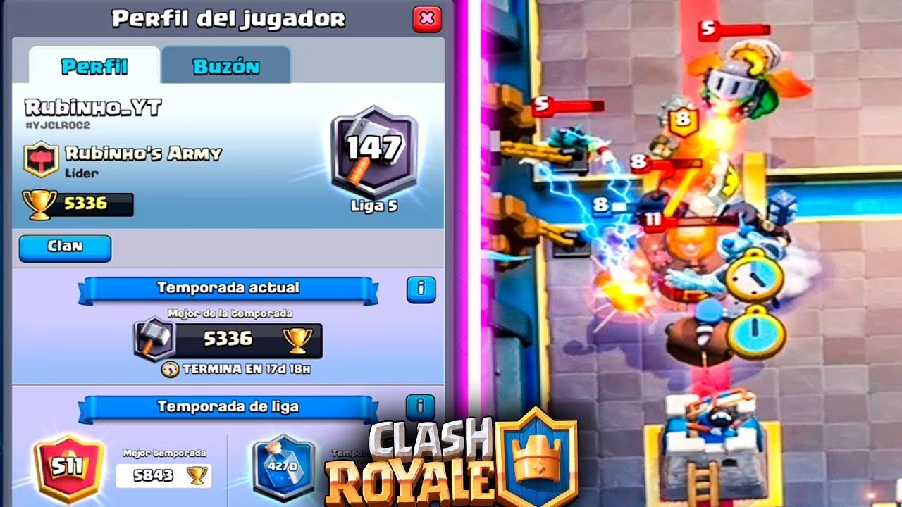 VOLVEMOS AL TOP MUNDIAL CON LOS PRINCIPES!! | Clash Royale | Rubinho vlc