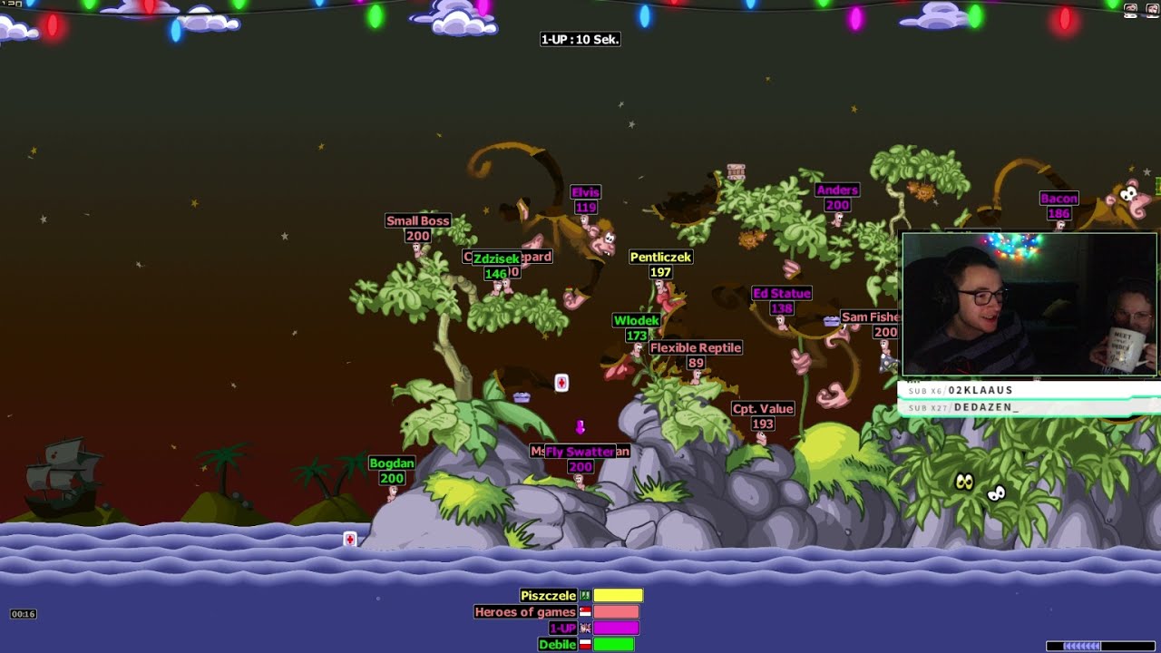 Łukasz gra w Worms: Armageddon [26.12.2021]