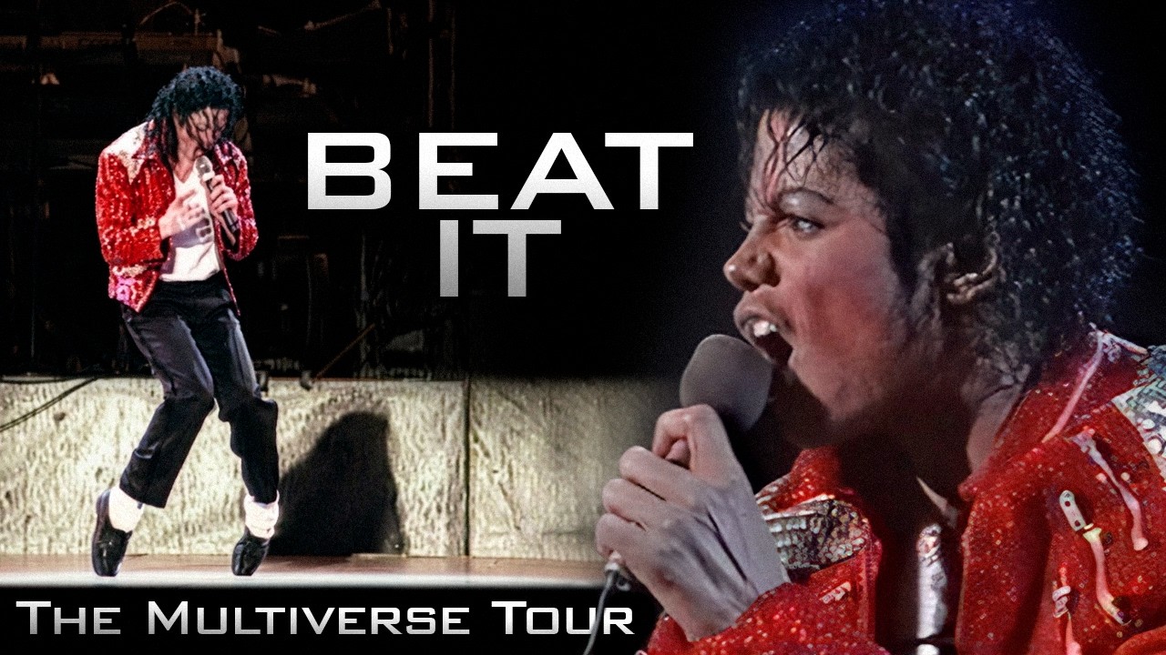 Michael Jackson - Beat It LIVE MIX (The Multiverse Tour) 4K