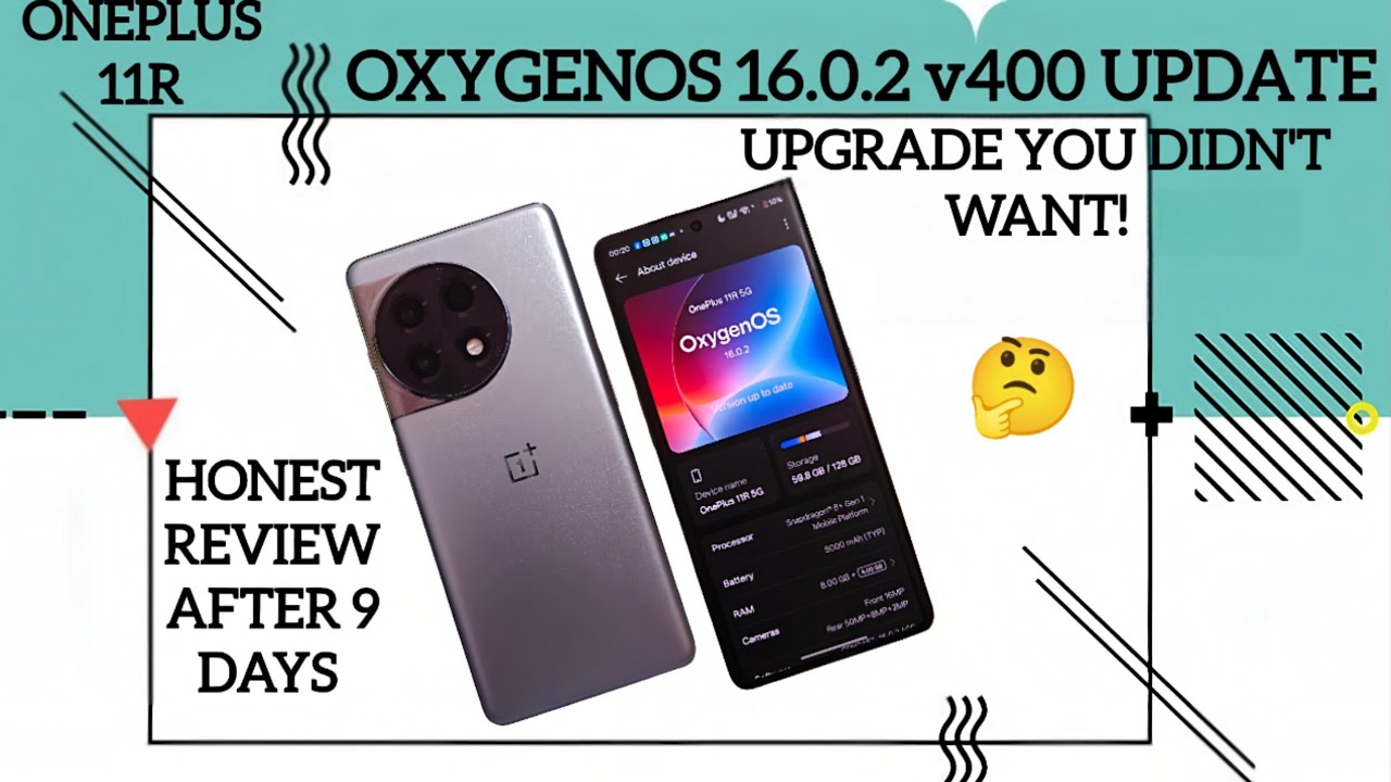 Нежелательное обновление OxygenOS 16 для OnePlus 11R