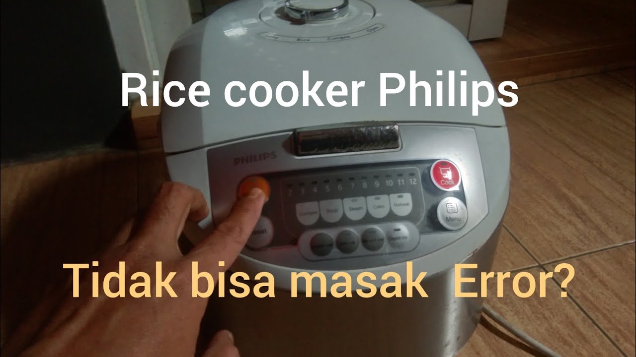 Tutorial cara Memperbaiki penanak nasi /Rice cooker Philips  error model HD-3038