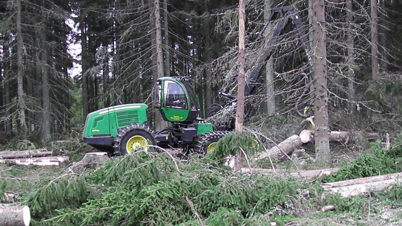 John Deere 1470E H480C Grovgran Grådö
