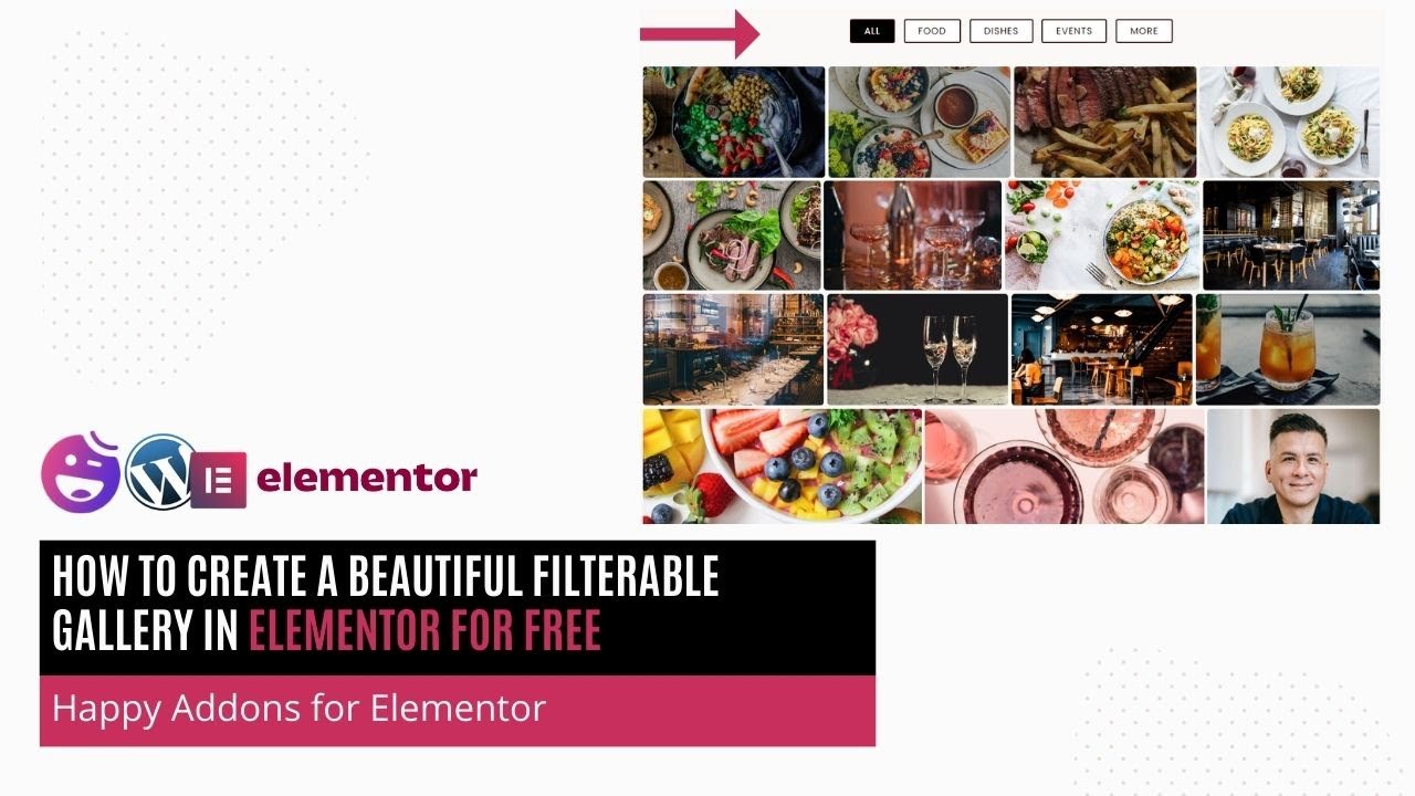 Как бесплатно создать фильтруемую галерею в Elementor