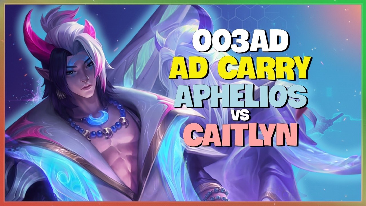 Rank 1 Aphelios : This Dude is CRUSHING the Caitlyn Matchup with INSANE Kiting