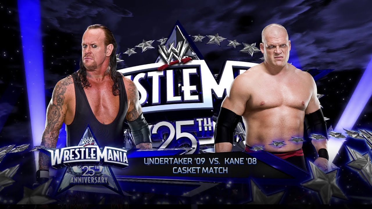 The Undertaker vs Kane | WWE 2K24 Wrestlemania 25 Casket Match