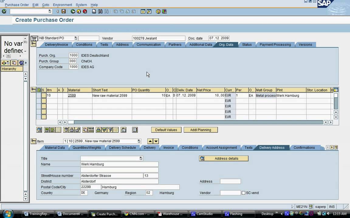 SAP ECC 6 0