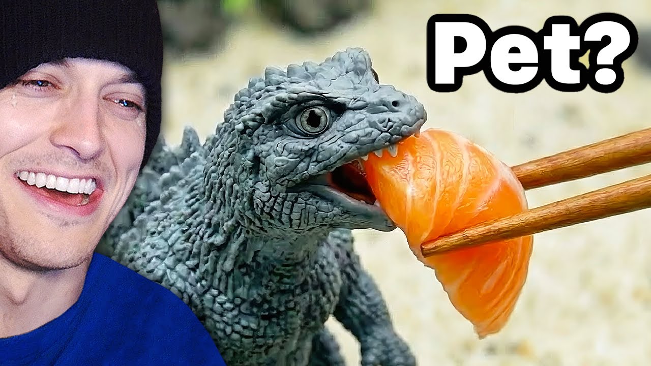 He Got a Pet Godzilla...