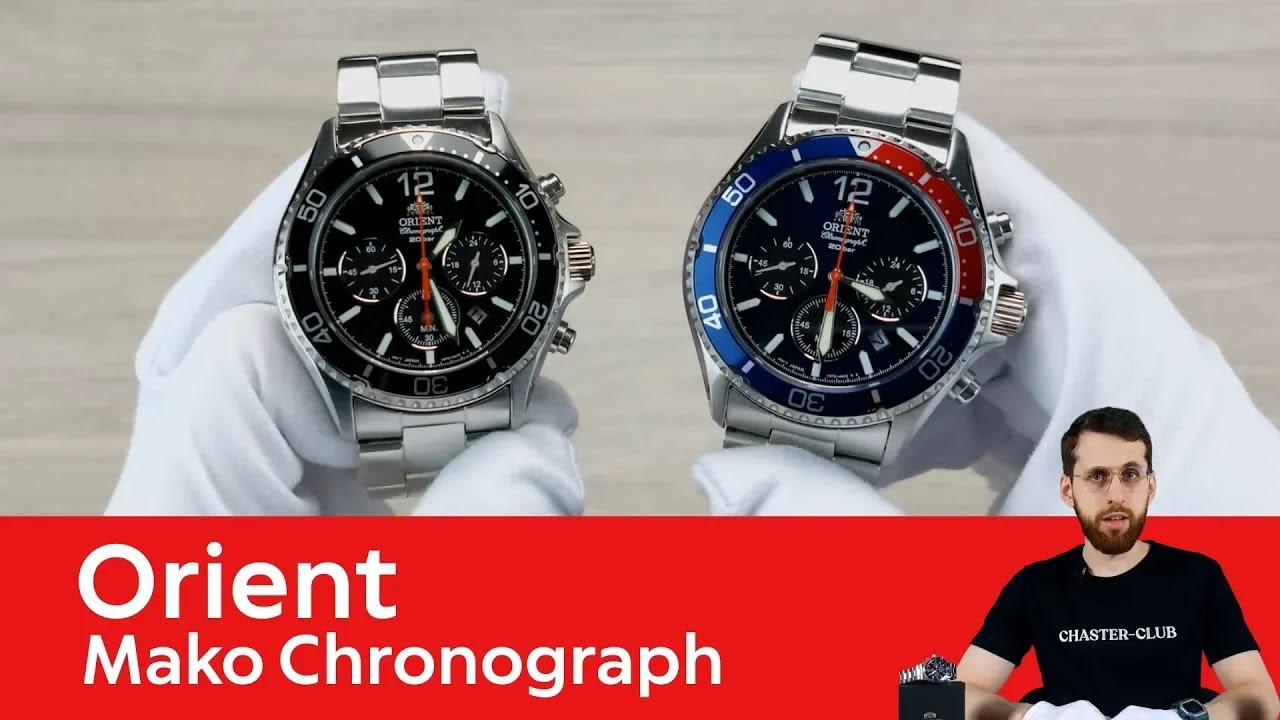 Orient MAKO chronographs / Orient RA-TX0201L and RA-TX0202B / Watch review / Unboxing
