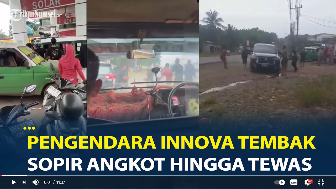 Viral Sopir Angkot Tewas Ditembak Pengendara Innova, Cek cok Saat Antri di SPBU