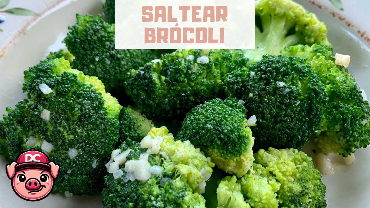 Brócoli Salteado al Ajillo 🥦 ¡Receta con Brócoli Fresco!
