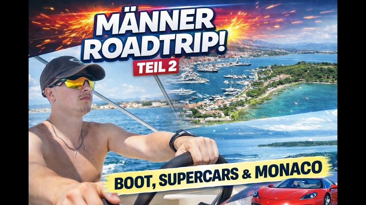 Monaco, St. Tropez & Gardasee 😎 Unser krassester Roadtrip| Roadtrip Teil 2