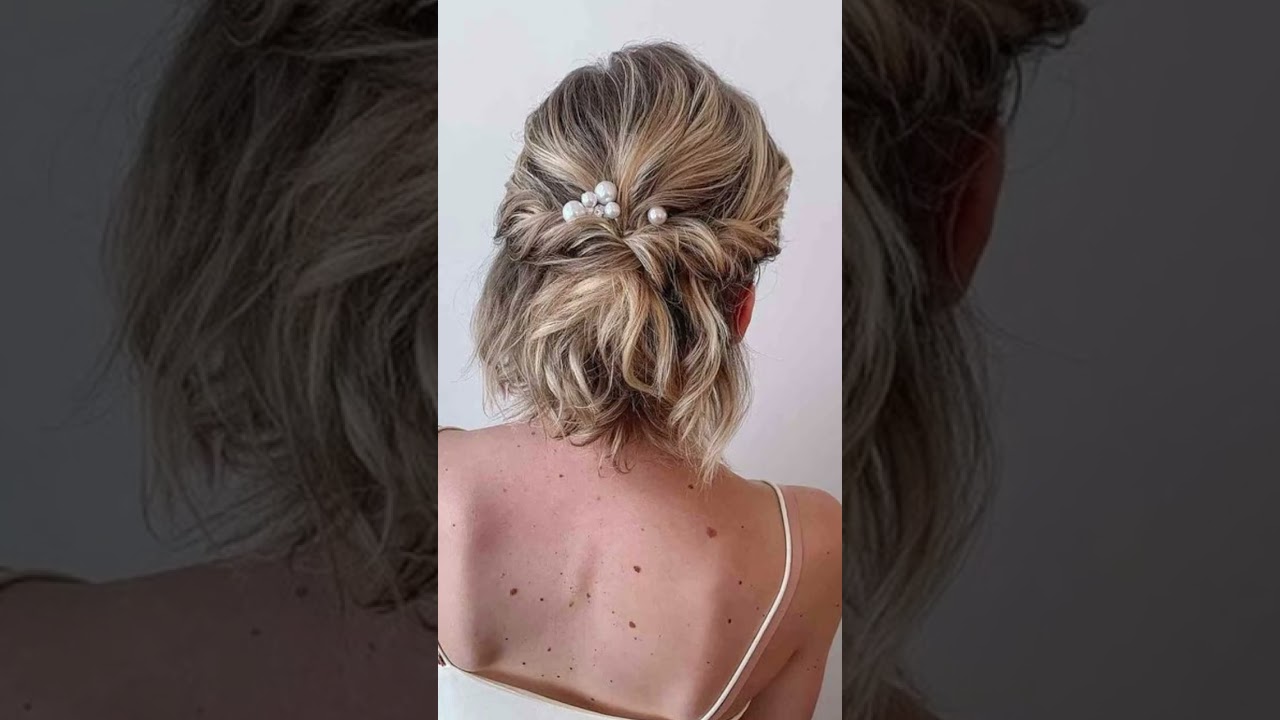 GORGEOUS SHORT HAIR WEDDING HAIRSTYLES