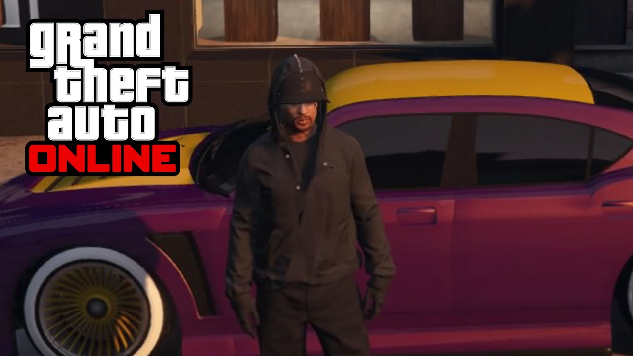 How To Put A Hood On Any Helmet On GTA 5 Online Glitch