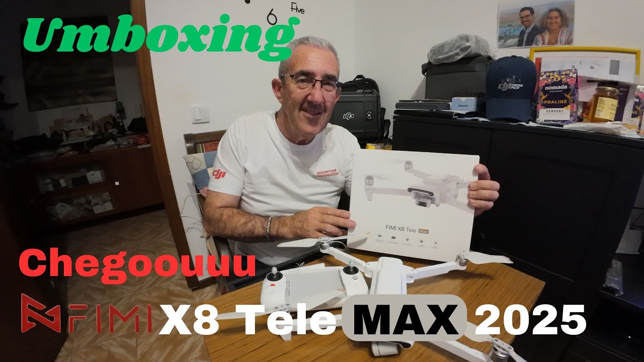 Unboxing -  FIMI X8 TELE MAX o Drone mais PODEROSO 2025