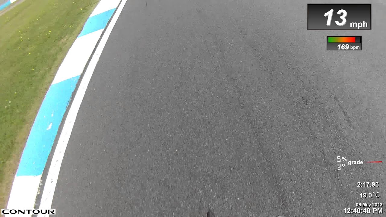 Donington Park GP on a bicycle! - 6:54