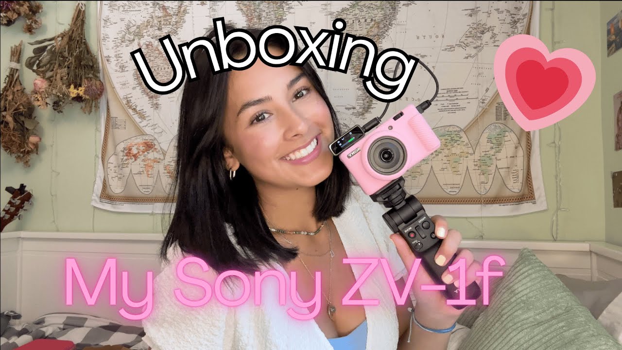 UNBOX MY NEW VLOGGING CAMERA!! Sony zv-1f💗