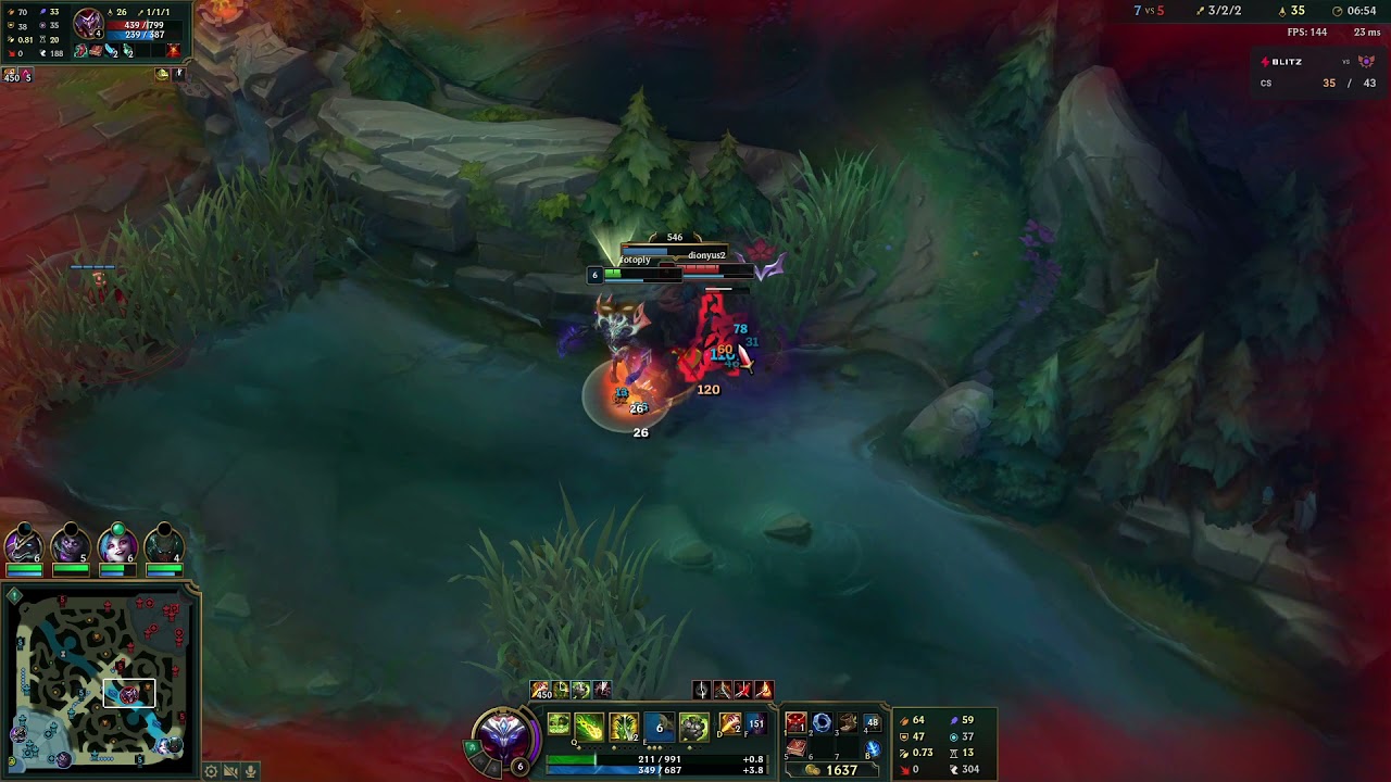 Ivern mid Pre-season 12 - Diamond - Uncommented game - VS Cho'Gath