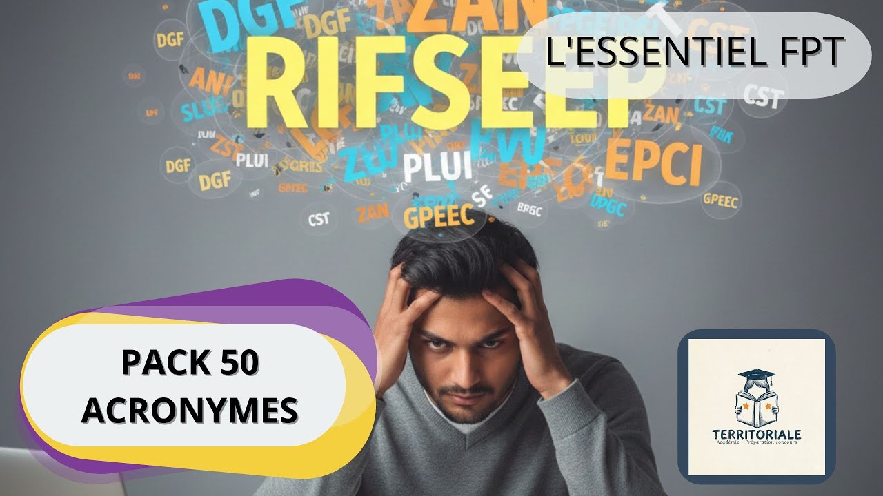 Les 50 acronymes FPT à connaître absolument (Concours 2026)