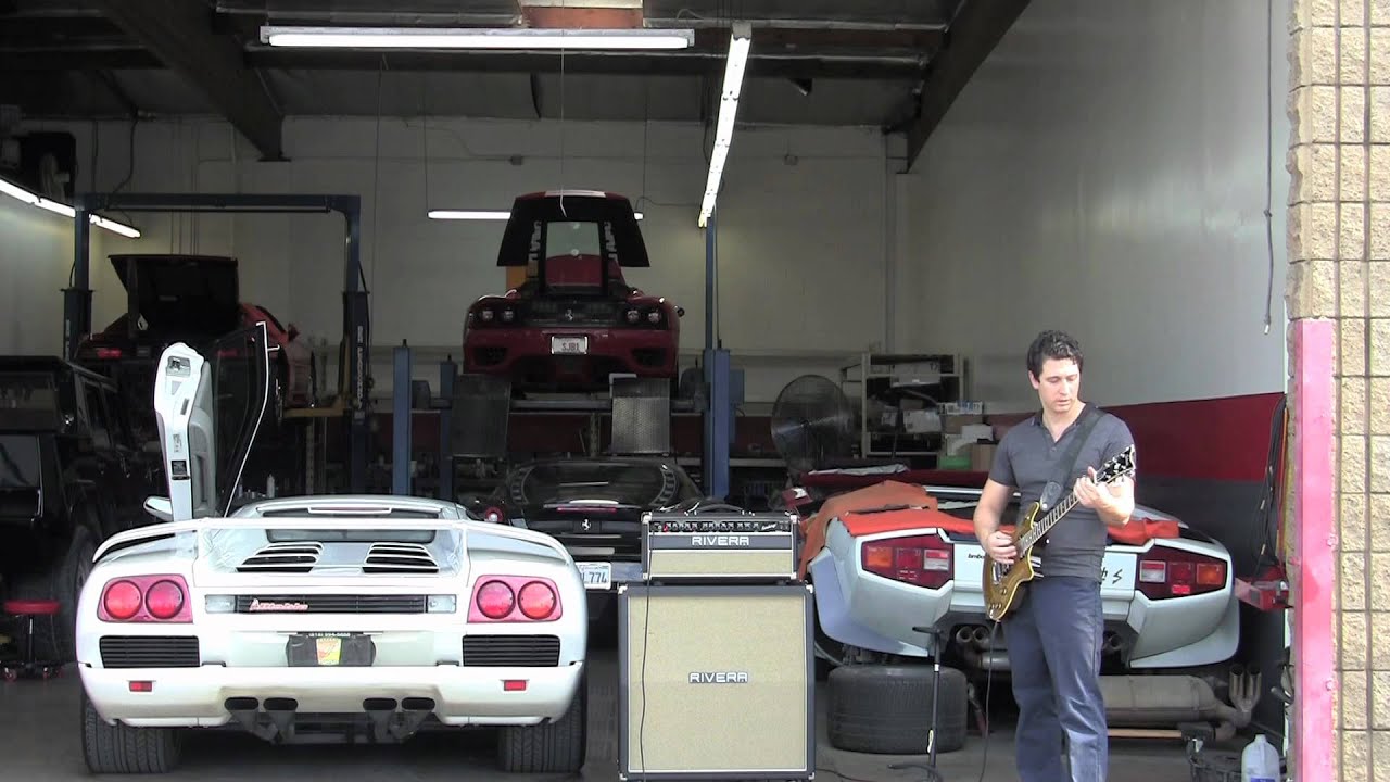 Lamborghini Diablo vs Rivera guitar amp.  What's Louder?