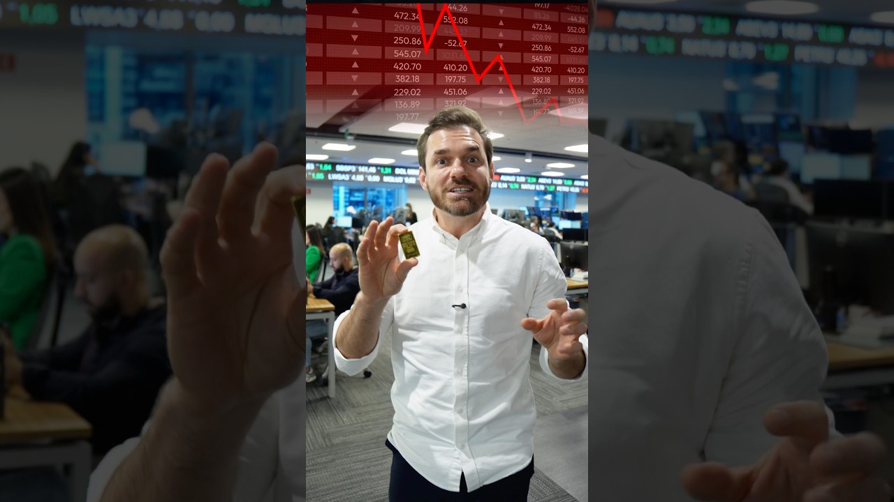 Queda HIST&Oacute;RICA do OURO e da PRATA: entenda o motivo  |  #ouro #prata #bolsadevalores