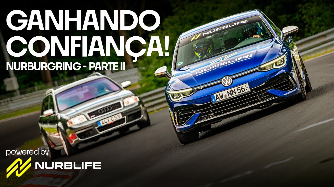 ATAQUE M&Aacute;XIMO! Passando Cayman, Supra, M3 e Mustang de Golf R em N&uuml;rburgring com a N&uuml;rblife!