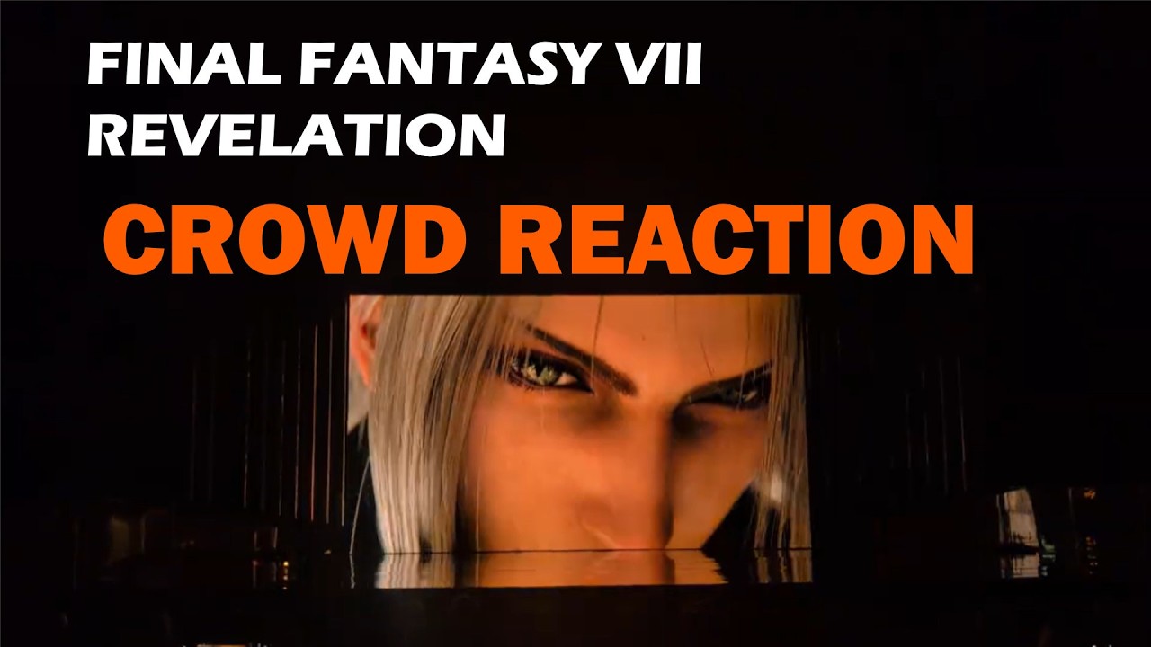 Final Fantasy VII Revelation - Crowd Reaction to Reveal