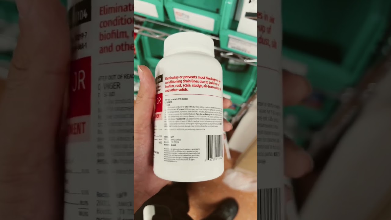 AcTabs good for clogged ac drain lines