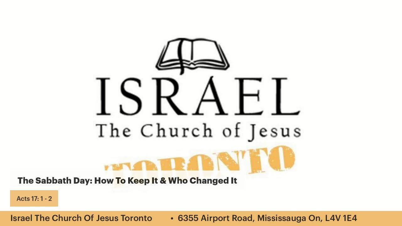THe Sabbath Day: How To Keep It & Who Changed It?