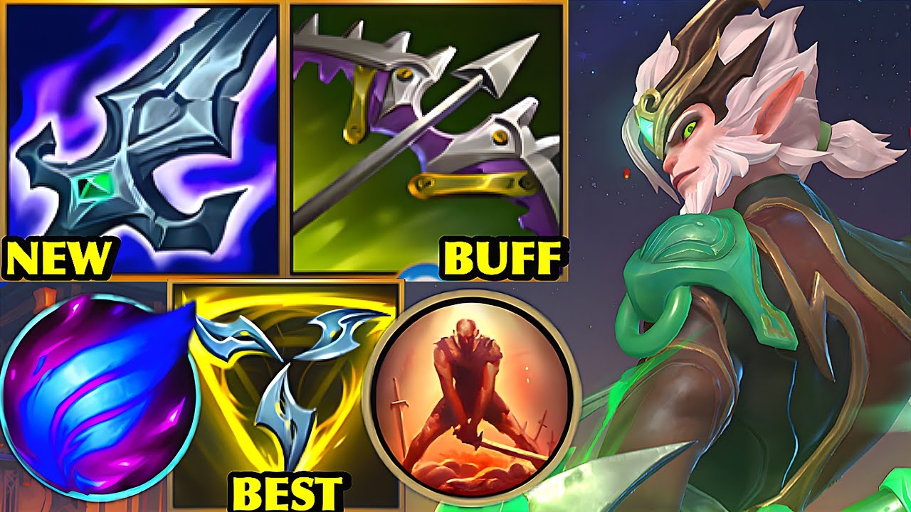 Wild Rift China Wukong Jungle | NEW Blade of the Ruined King × Phase Rush WUKONG Build & Runes