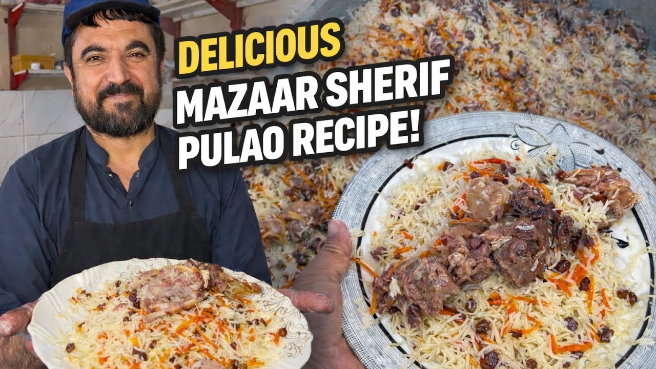 Mazaar Sharif Mutton Pulao Recipe | Authentic Pulao | Kabul Jan RestaurantPulao | Samunguli RdQuetta
