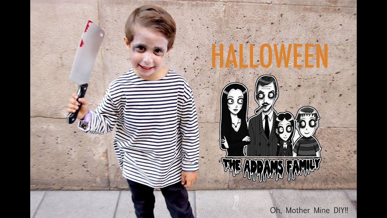 HALLOWEEN: Disfraz hijo de la Familia Addams (sin costuras)