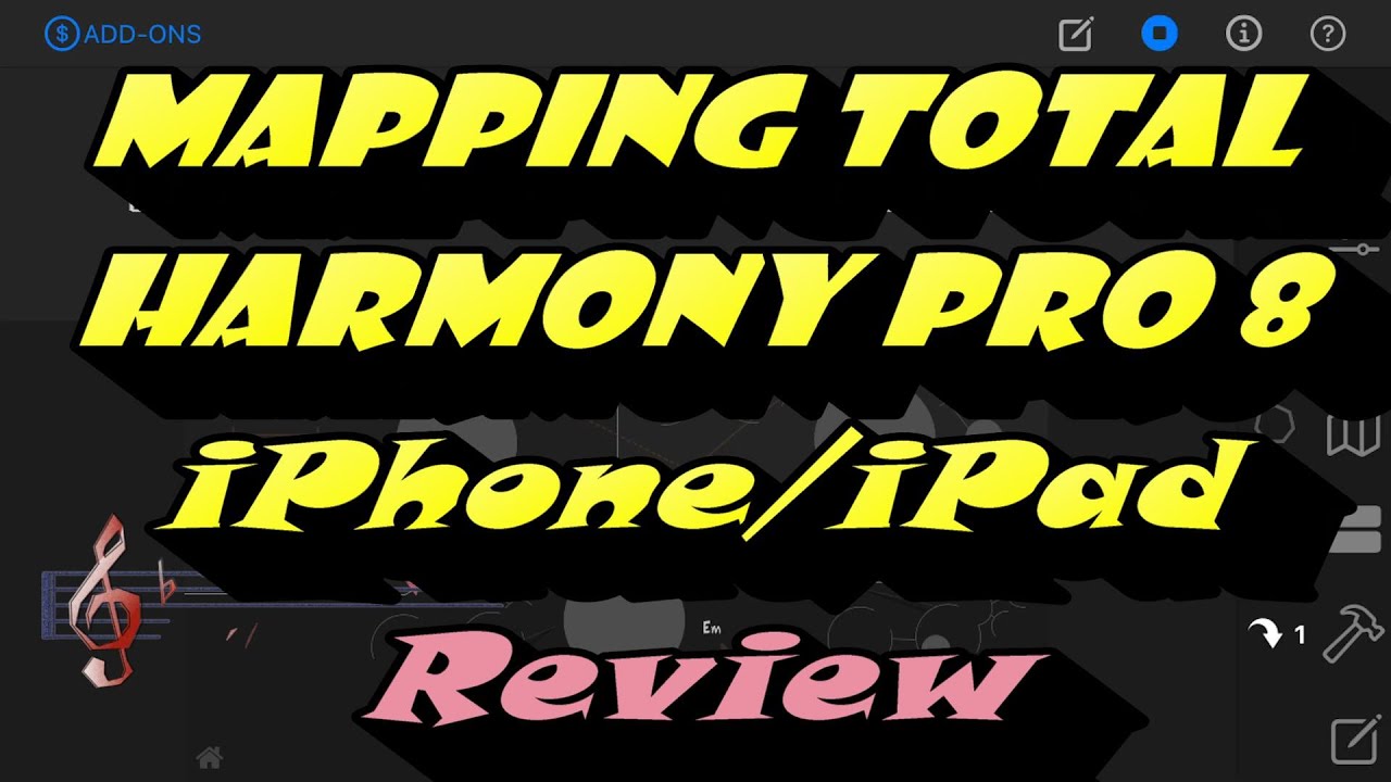 Обзор и руководство по Mapping Tonal Harmony Pro 8 &mdash; версии для iPhone и iPad