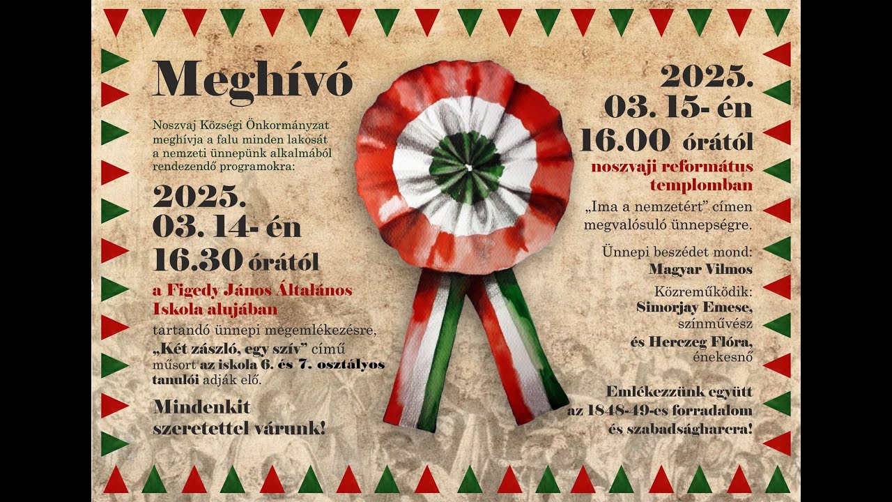 2025 március 15-ei műsor (Noszvaj)
