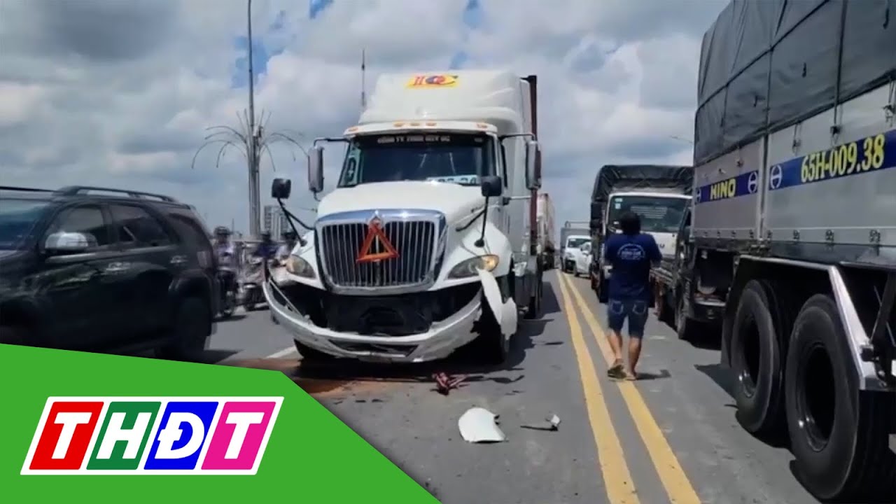 Cần Thơ: Xe container gây tai nạn liên hoàn | THDT