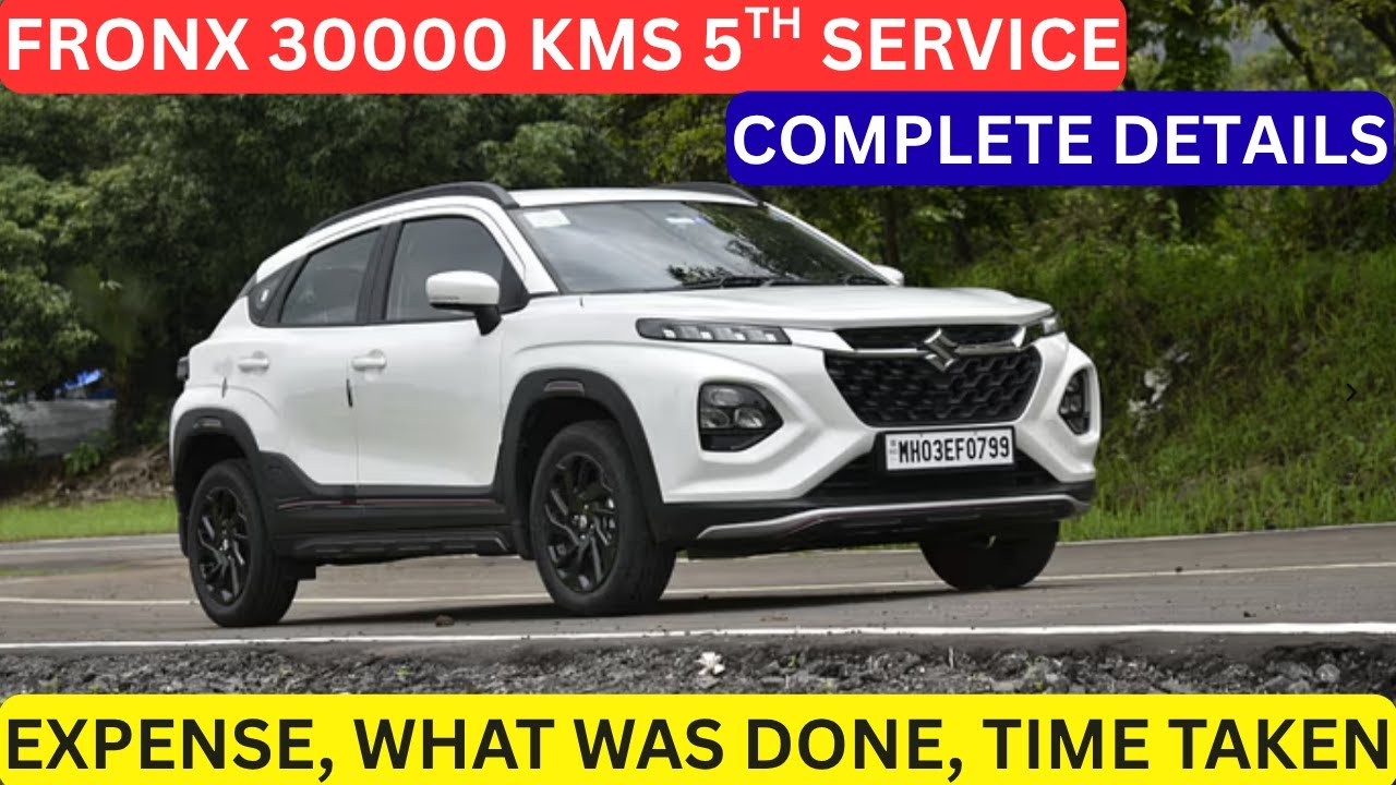 Maruti Fronx 30K Service 🛠️ | All Details Covered ✅