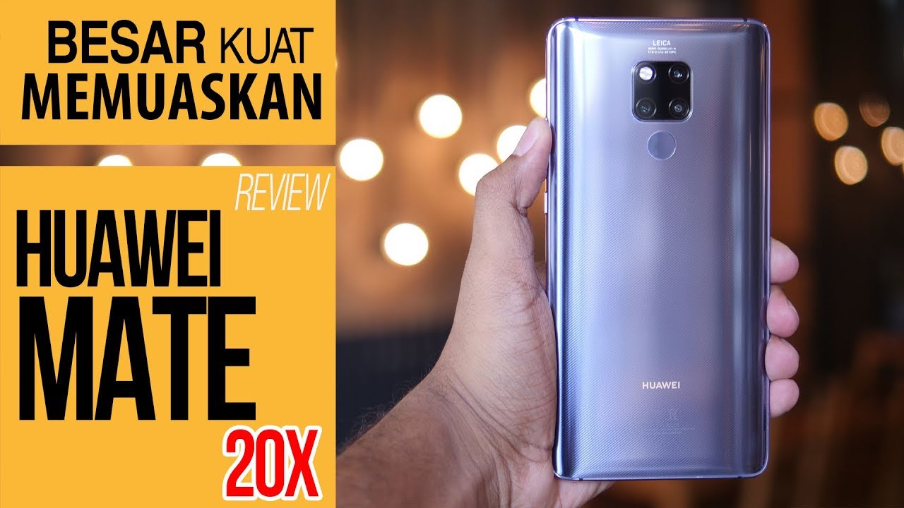 HUAWEI MATE 20 X REVIEW - INDONESIA