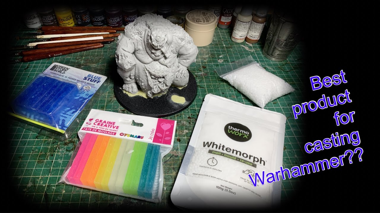 The best hobby product for casting warhammer? Greenstuffworld blue stuff v Oyumaru v TT combat