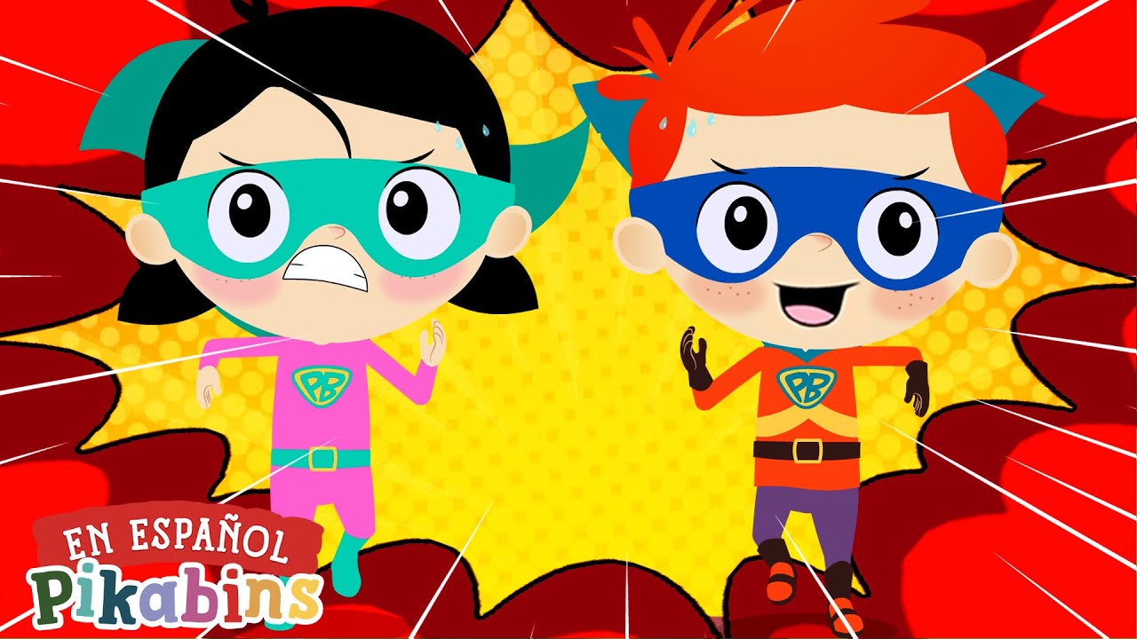 Ni&ntilde;os Superh&eacute;roes 💫  | Respetarnos es Genial | Pikabins Canciones Infantiles Educativas