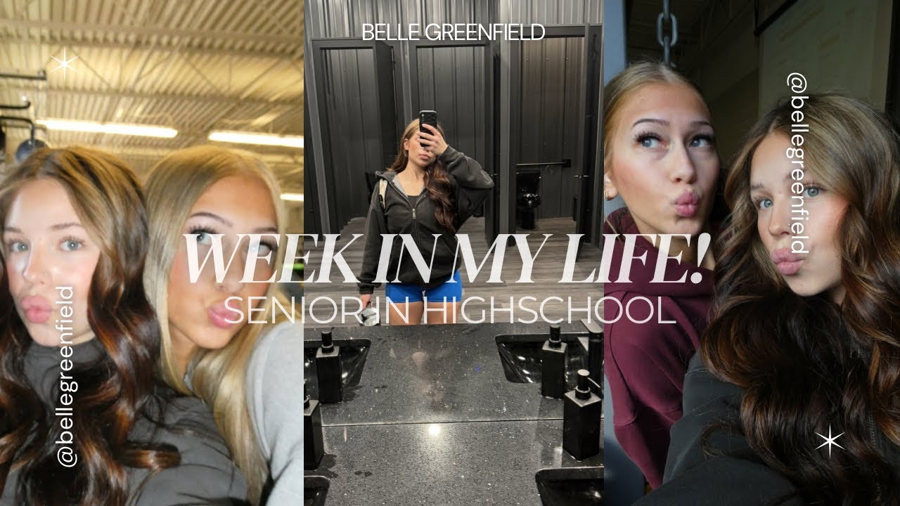WEEK IN MY LIFE AS A SENIOR IN HS | max week, school & v-day! 