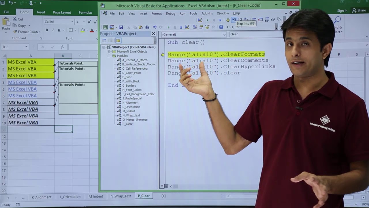 Excel VBA - Clear Cells