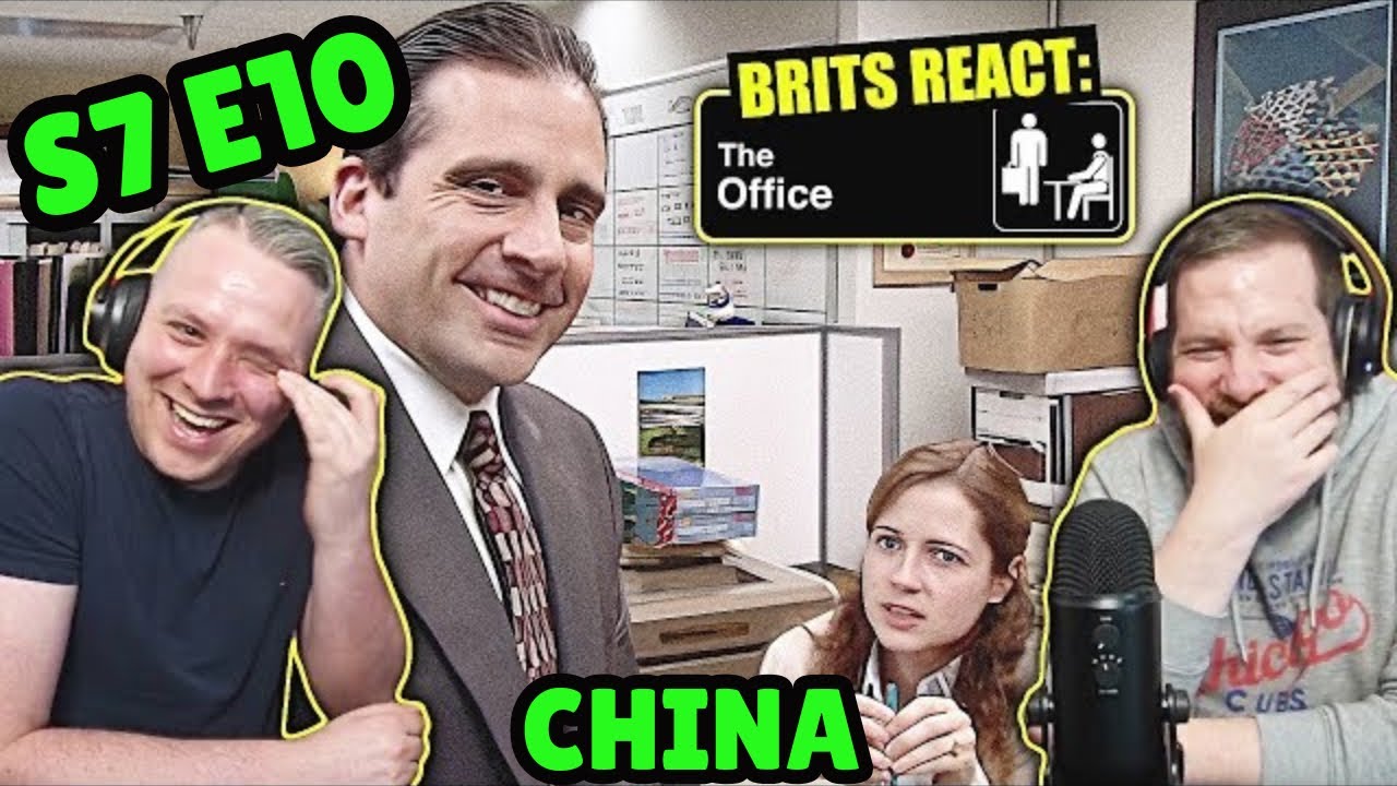 British Guys HILARIOUS The Office Reaction | Season 7 Episode 10 (China)