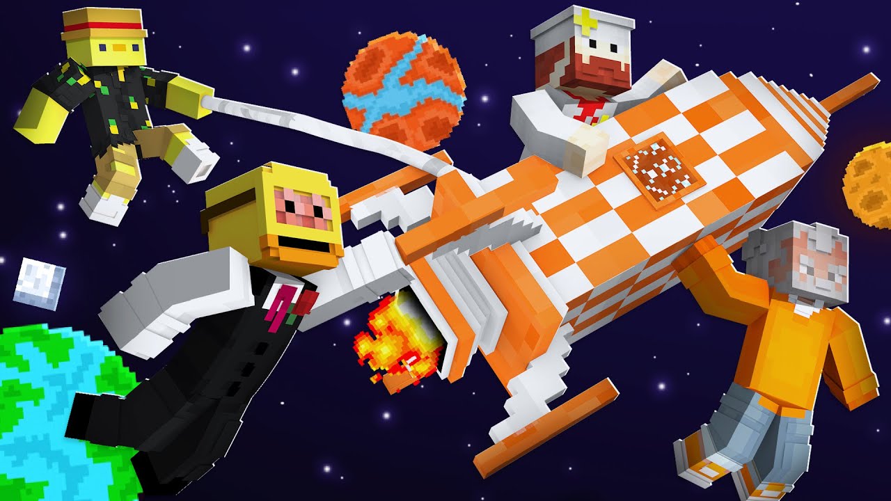 Ik Vlieg Met Een Raket Naar Contentveen Seizoen 3! (Minecraft Survival)