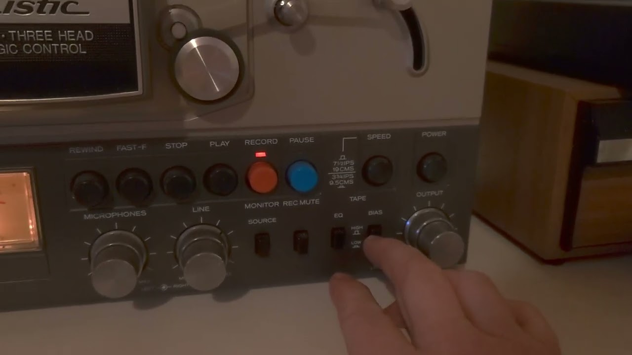 Before You Record Set Up The Bias Realistic TR-3000