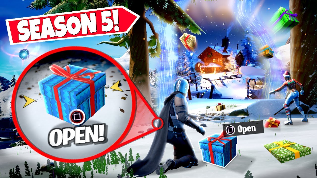 *NEW* SECRET SNOWDOWN PORTAL *OPENS* RELEASING FREE PRESENTS IN FORTNITE! (Battle Royale)